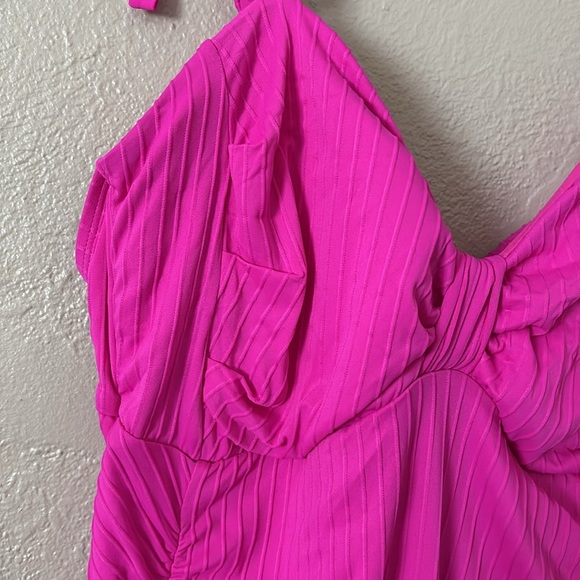 Plus Size Women’s Ibiza One Piece Swimsuit, Pink, 3X - Picture 2 of 9